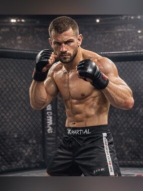XMARTIAL MMA fight shorts 32-M